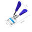 Eyelash curler dark blue with comb