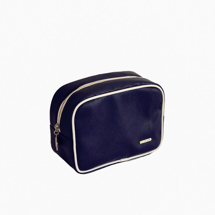 Navy blue clutch bag
