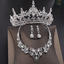 Silver: crown + necklace + earrings
