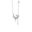 Symphony of Stars and Moon Heart Necklace