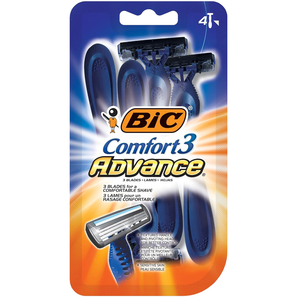 Bic Bic Comfort 3 Advance Shavers For Men 4 Ct