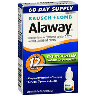 Bausch Lomb Bausch Lomb Alaway Antihistamine Eye Drops 0 34 Fl Oz