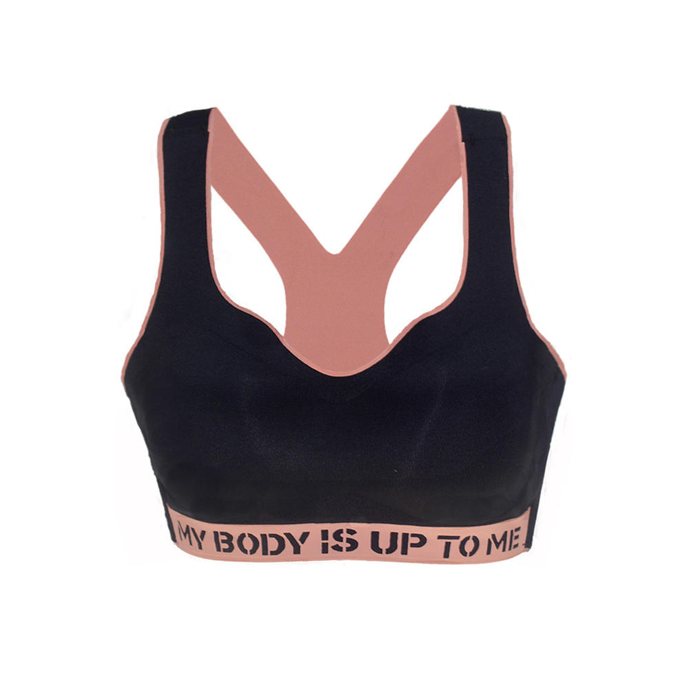 Jhon Peters Women Plus Gym Tank Top Running Vest Crop Tops High Elasticity Yoga Bra