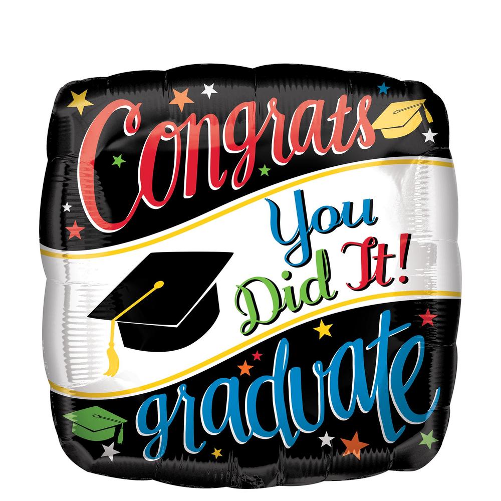 Anagram International Anagram Congrats Graduate You Did It Graduation Bouquet 6pc Balloon Pack