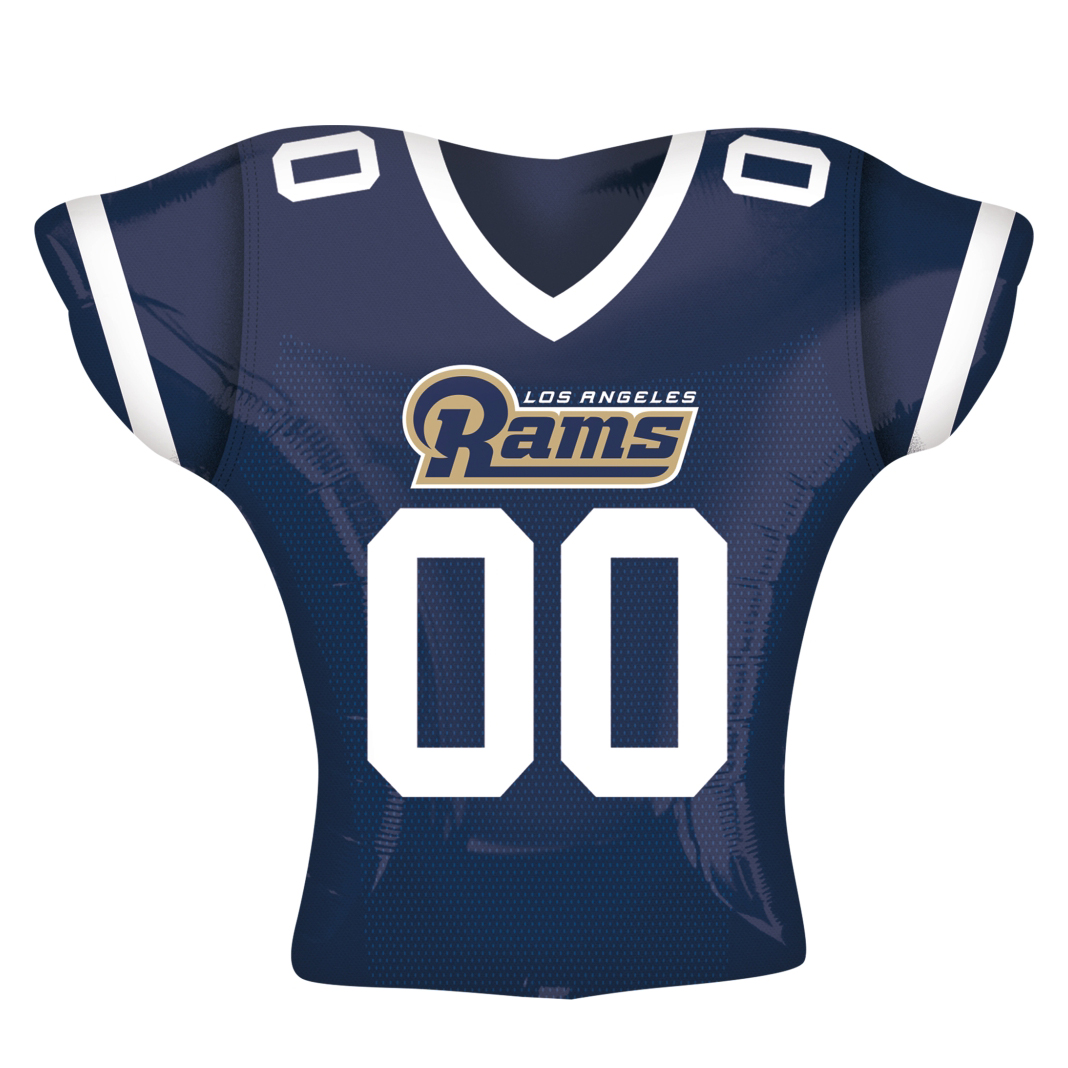 Anagram International Football Party Decoration NFL Los Angeles Rams Jersey 26" Foil Balloon