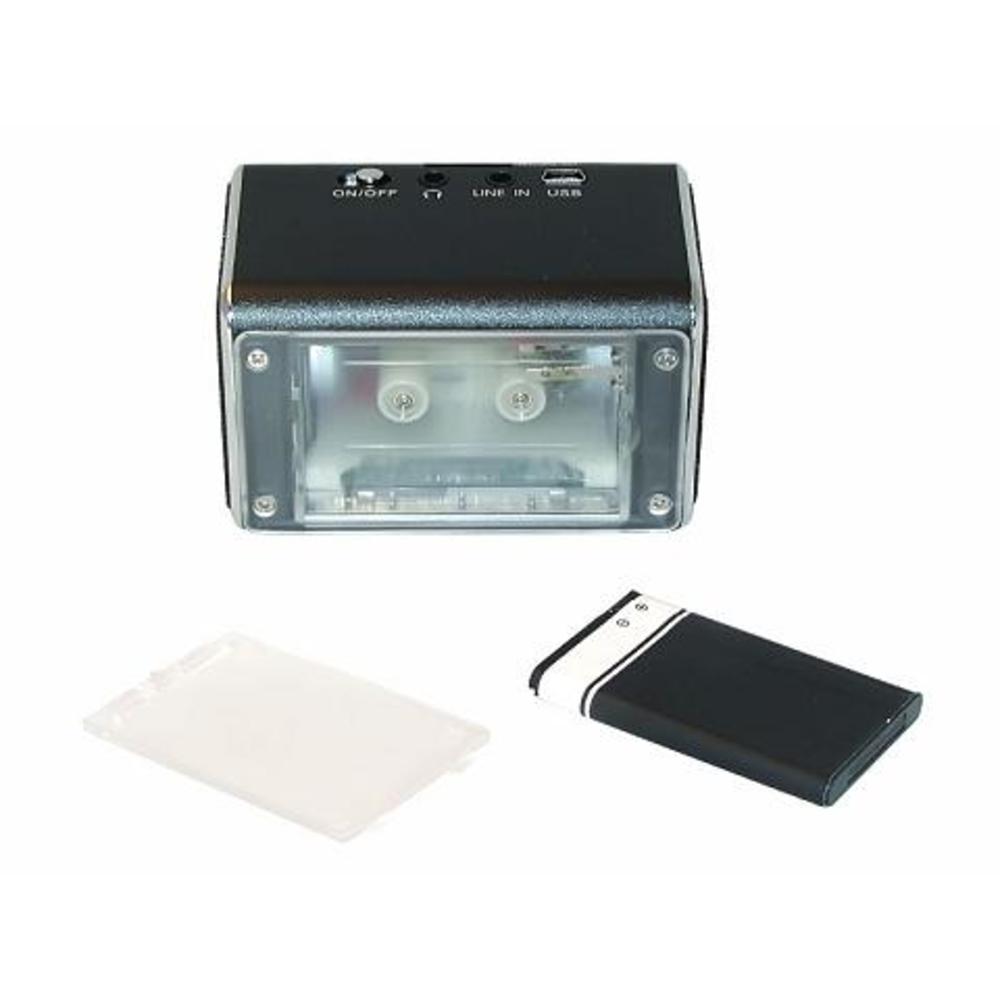 ElectroFlip MicroSD Spy Housekeeper Mini Digital Alarm Clock Rechargeable Cam DVR
