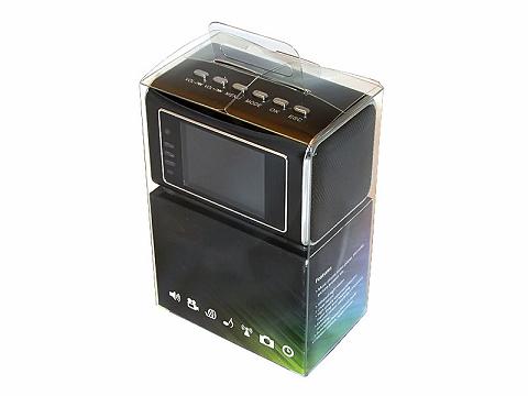 ElectroFlip Portable Clock Radio w/ Video Camera Rechargeable Hidden Spy Camcorder