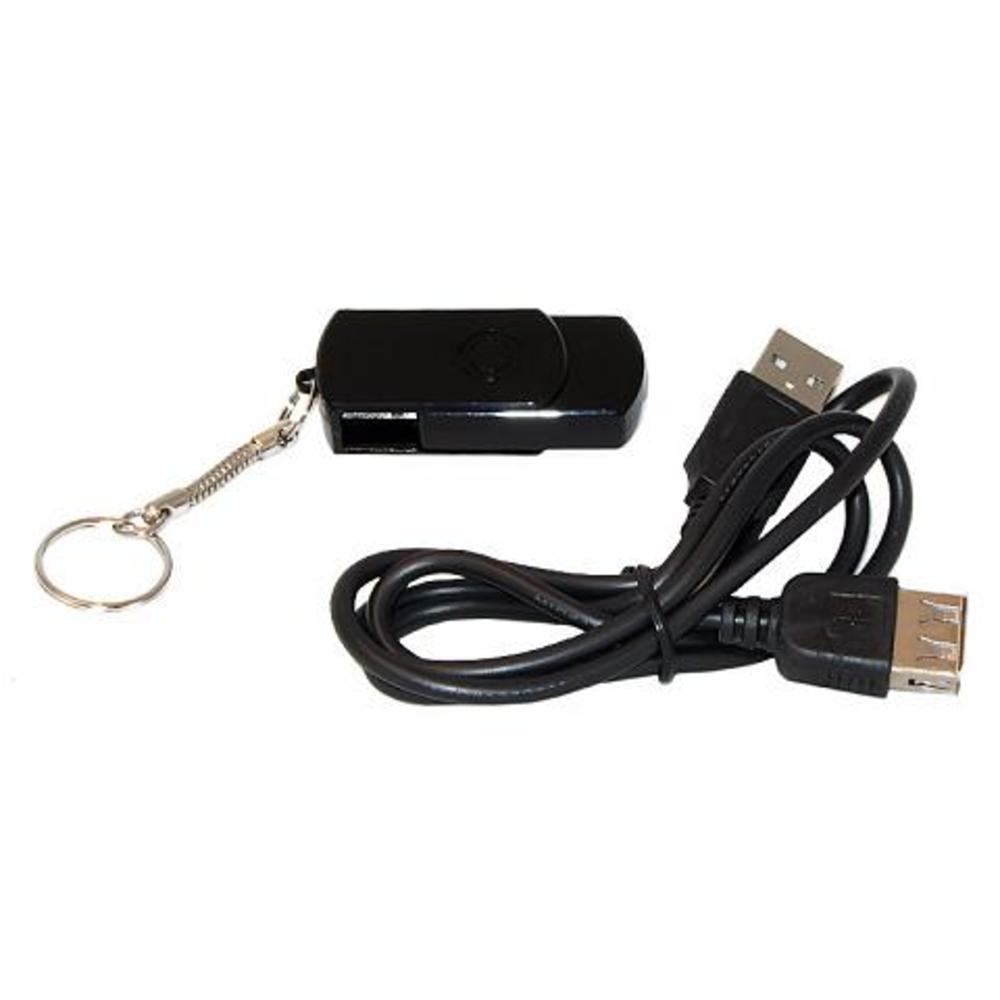 ElectroFlip Hidden Mini Pinhole Spy Flash Drive Cam USB Rechargeable Camcorder DVR