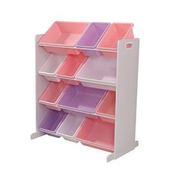 Changing Tables Baby Table Dressers Kmart Kidkraft Sort It And 12 Bin Unit In White With Pastel Bins
