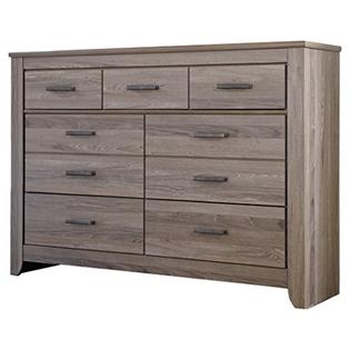 Ashley Furniture Signature Design Zelen Dresser 7 Drawer Warm Gray
