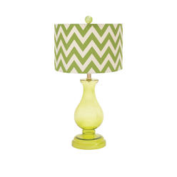 Benzara Table Lamps Sears Benzara Modern Lemon Yellow Polished Enthralling D Glass Table Lamp Home Decor 97346