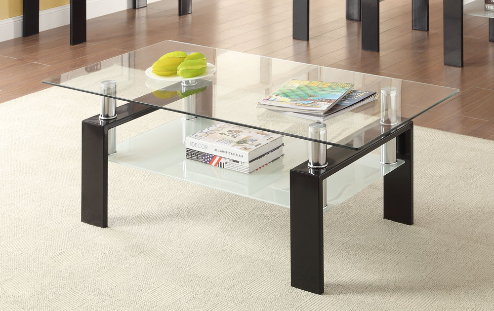 Coaster Coffee End Tables Sears Coaster Occasional Contemporary Black Coffee Table 702288