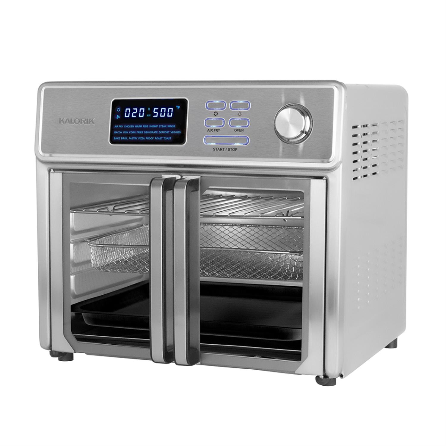 Kalorik Stainless Steel 26 Quart Digital Maxx Air Fryer Oven AFO 46045 SS
