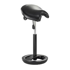 Safco Products Safco Twixt Saddle Extended-Height Seat Stool In Black Finish 3006BV