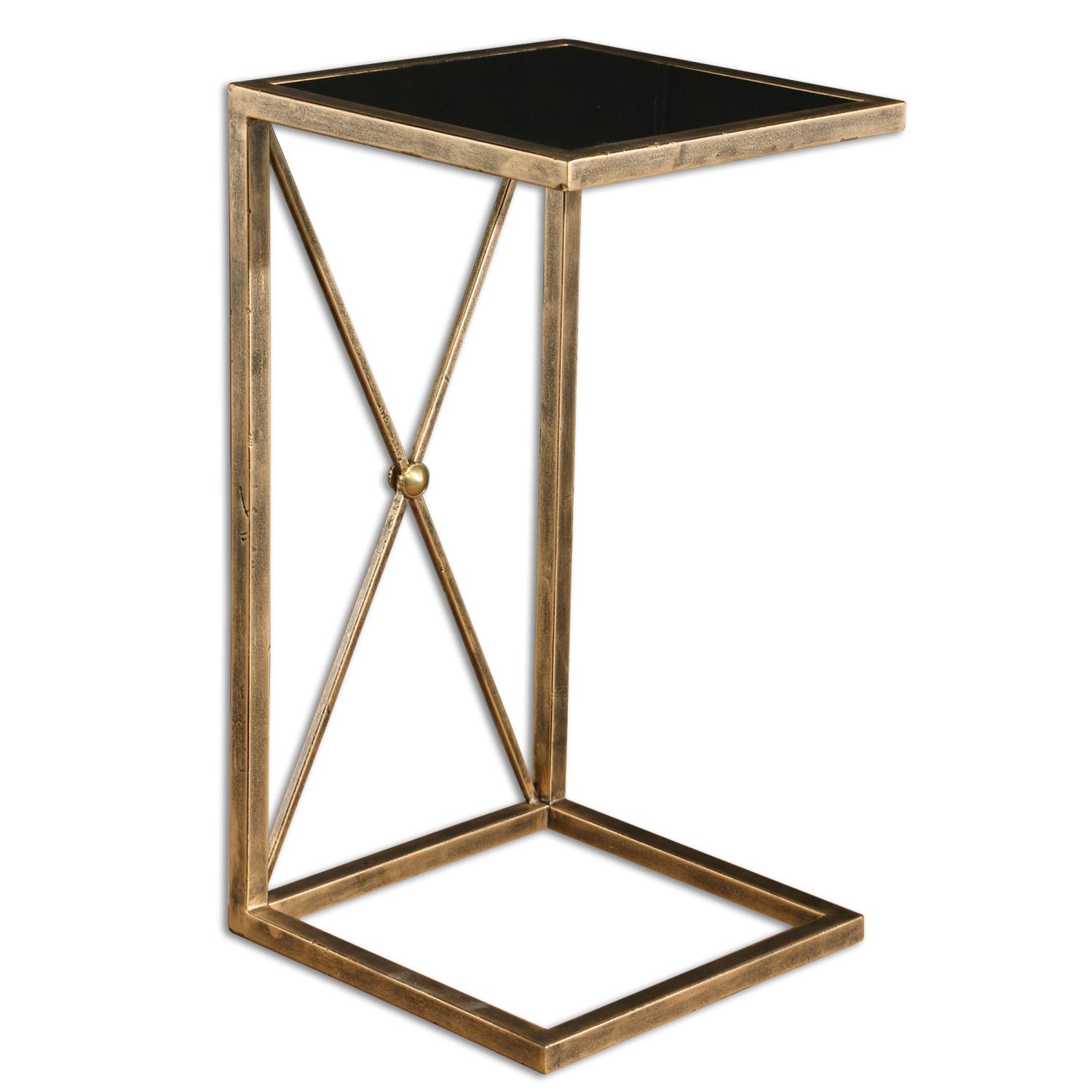 Uttermost Zafina Gold Side Table 25014