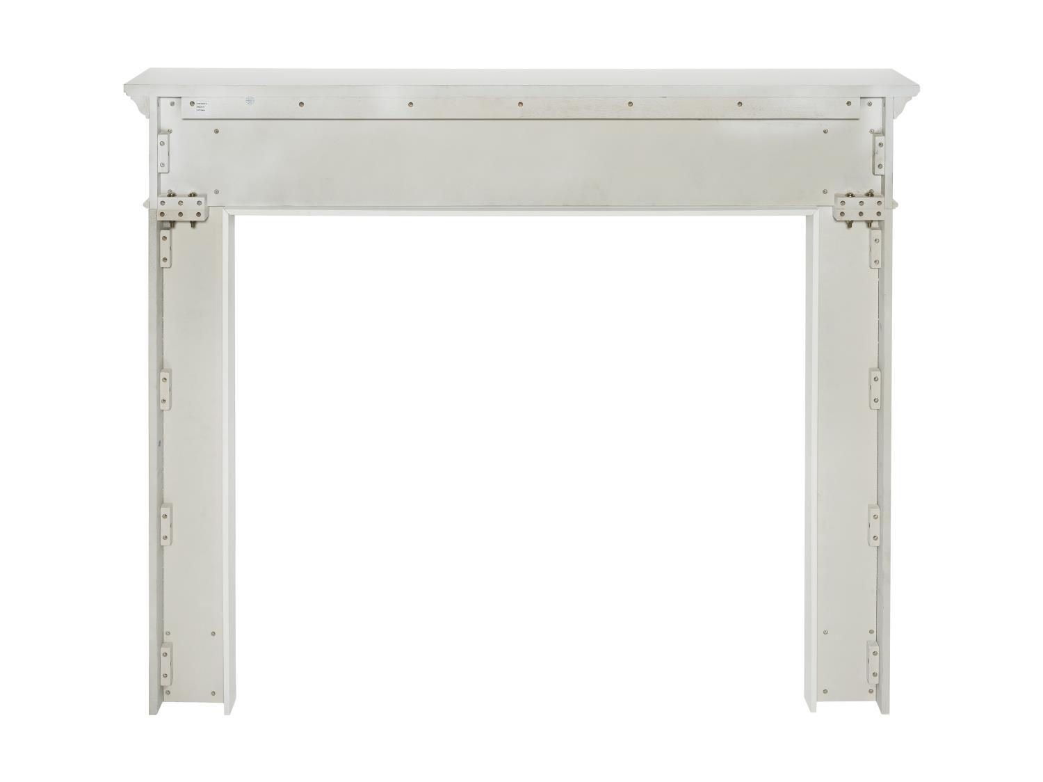 Pearl Mantels Mike Fireplace Mantel Surround With White Finish 525-48