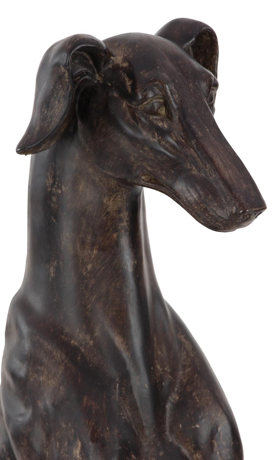Zimlay Traditional Whippet Dog Resin Sculpture 44670