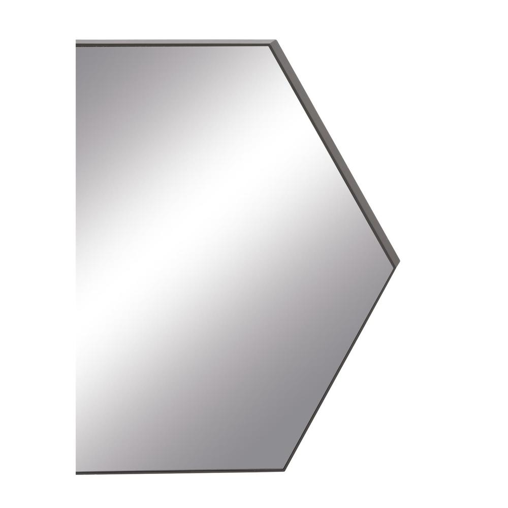 Zimlay Glam Hexagonal Wooden Framed Wall Mirror 60148