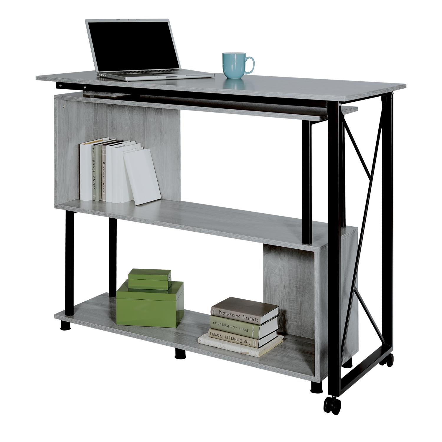 Safco Products Safco Mood Standing Height Desk With Rotating Work Surface 1904GR