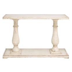 Zimlay Traditional Wooden Console Table With Baluster Legs 52786