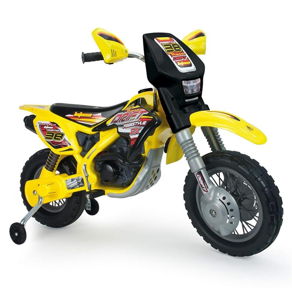Big Toys Injusa Motocross Drift ZX Kids Dirt Bike 12v Inj-6811