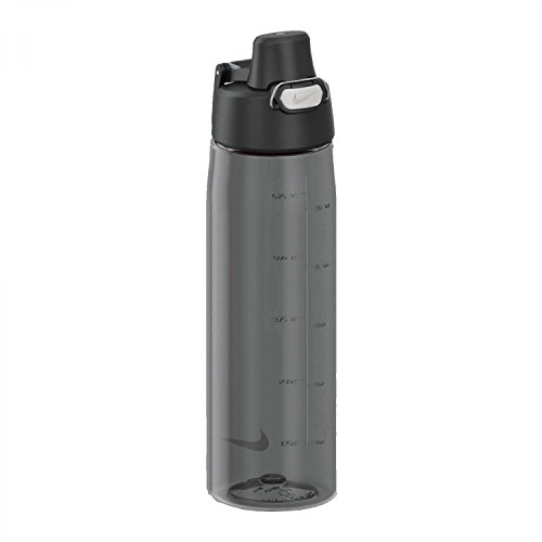 Finally Ridiculous Dawn Nike Core Hydro Flow Water Bottle, Anthracite/Black, 24-Ounce