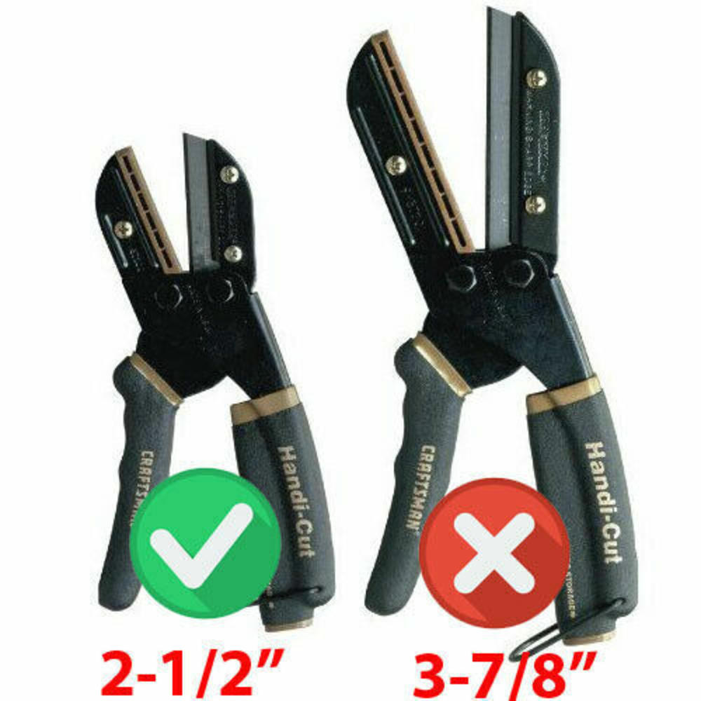 MTP Compatible For Craftsman 2-1/2" Handi-Cut (5) Blades & 2 Anvil 37300 37310 37250