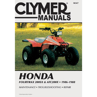 Clymer Clymer Honda Fourtrax 0sx Atc0x 1986 19