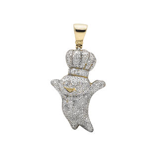 Pillsbury doughboy diamond pendant Clearance