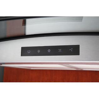Ha 75led Kitchen Bath Collection 30 Stainless Steel Wall Hood W Kitchen Bath Collection 30 Stainless Steel Wall Hood W Arched Gl