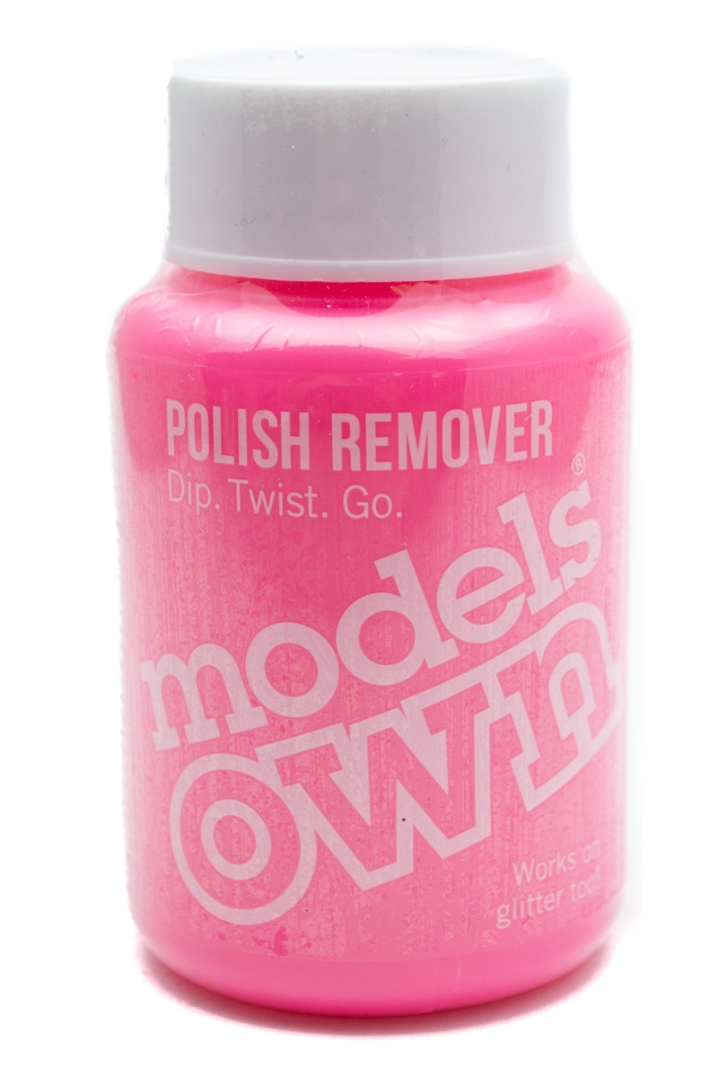 Models Own Nail Polish Remover, Dip Twist & Go, Acetone Free, Works on Glitter  3.17 fl oz