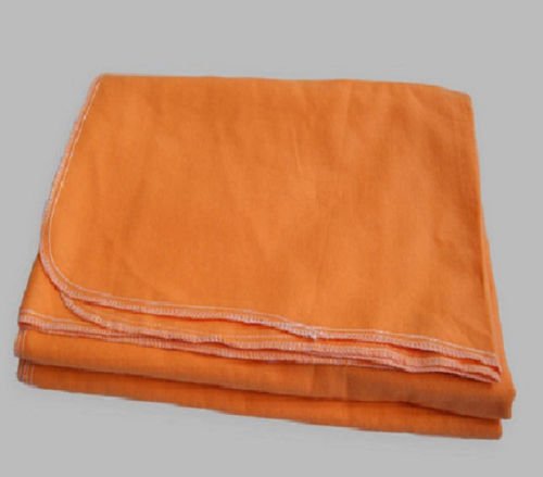 Globe House Products GHP Pack of 12 Orange Flannel 28''x60'' Cloth Fender Cover/Seat Protector