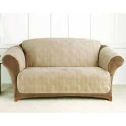 Whole Home Pet Protector Sofa Cover Globe House Products Ghp 46 Tan Microfiber Quilted Loveseat Sofa Furniture Pet Protector Cover