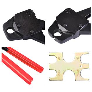 Globe House Products GHP Comfort Grip Copper Crimp Ring & Supplies 1/2 PEX Crimp Tool w Go/No 1 1 2 pex crimp tool