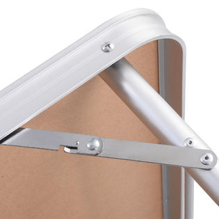 Globe House Products Ghp 8 Ft Long Folding Aluminum Frame