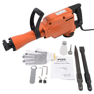 globe demolition ghp electric breaker swivel 2200w 1900rpm hammer concrete handle jack