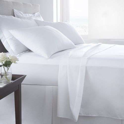 Sheets Flat Sheet Sears Globe House Products Ghp 6 Pcs White 108 X110 Durable T 200