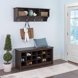 Globe House Products Ghp 22 X48 X16 Black Mdf Wood Functional