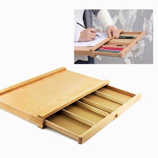 Globe House Products Ghp 15 67 X9 65 X0 Wood Color Beech Lightweight Portable Paint Box W Sliding Drawer Globe House Products Ghp 15 67 X9 65 X0 Wood Color Beech Lightweight Portable Paint Box W Sliding Drawer