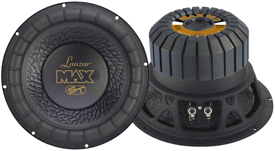 Lanzar Max 15'' 1200 Watt Small Enclosure Dual 4 Ohm Subwoofer