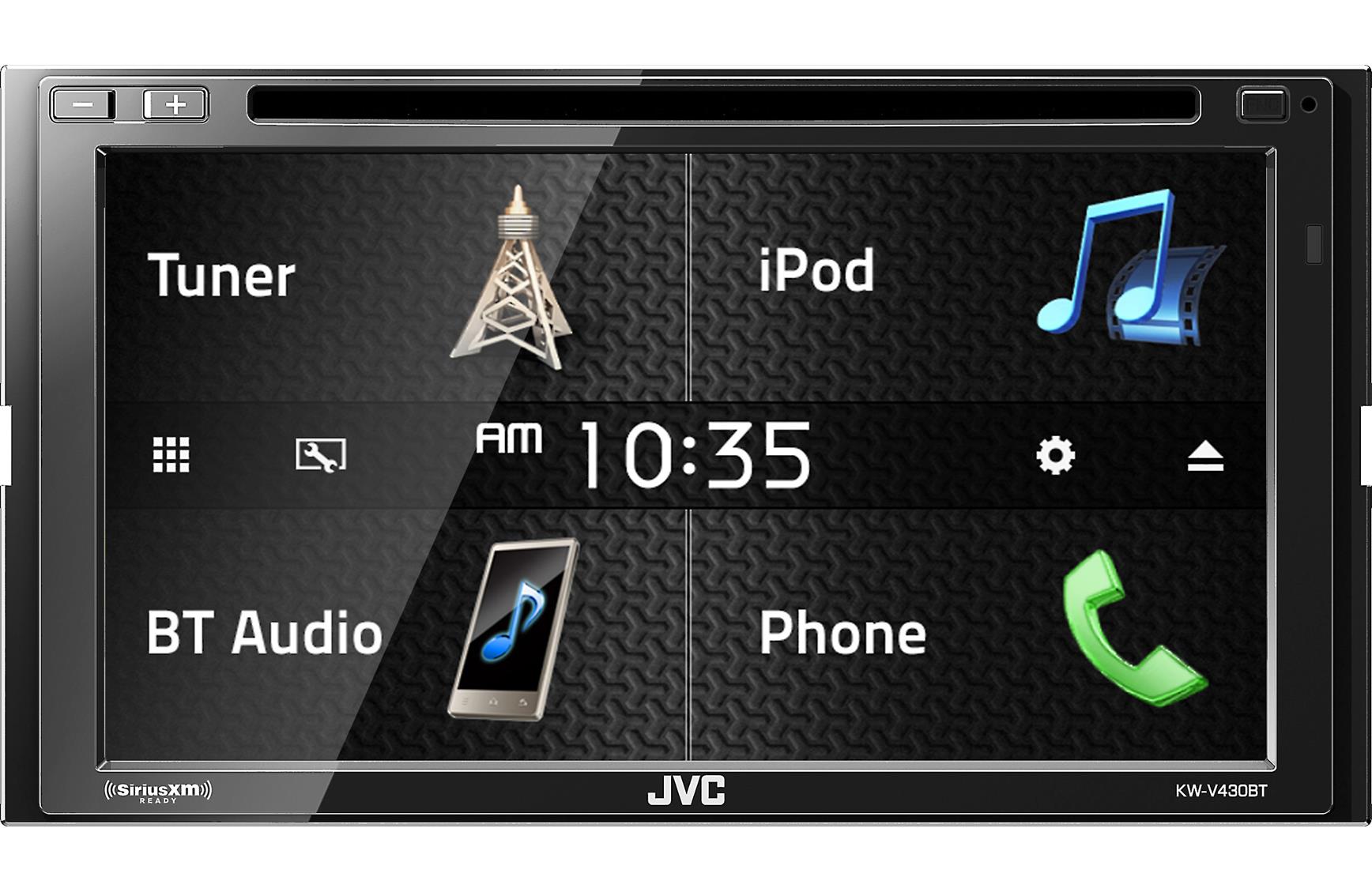 JVC Kenwood JVC KWV430BT 6.8 Double DIN Bluetooth In-Dash DVD/CD/AM/FM In-Dash Car Stereo
