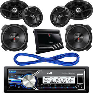 Jvc Kenwood Jvc 6 5 Amp 6x9 Speakers Amp Wires 12 Subs 1000w