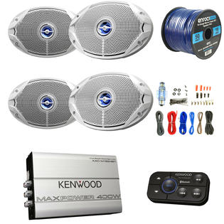 Enrockmarinebundle 4x Jbl 6x9 Speakers W Kenwood Bluetooth