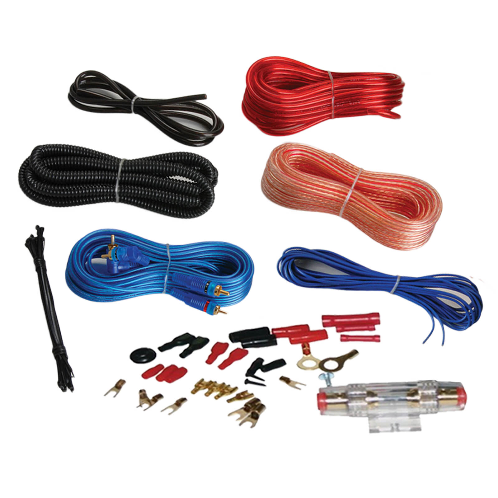 Pyle Amp / Receiver, 4X 6.5'' Speakers, Amp, Amp Install Kit, 18G 50FT Wire, Antenna