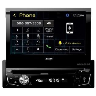 Jensen Vx3016 1 Din A V Receiver W Dvd Bluetooth Usb Av Input