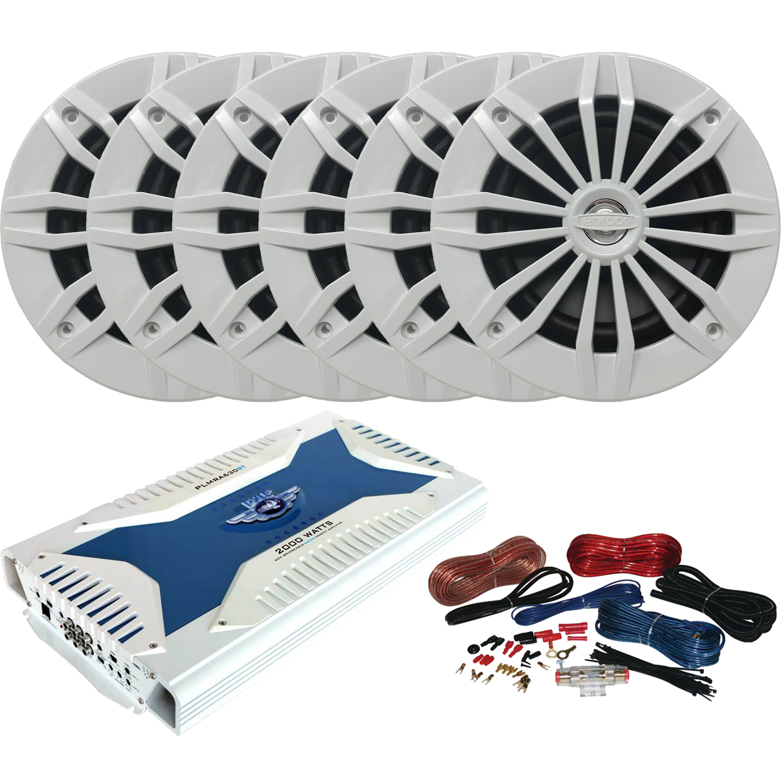 Enrock Marine x Enrock 2-Way 180W White Marine Speakers