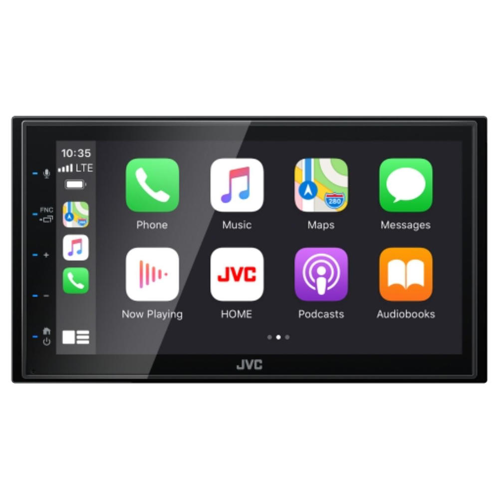 JVC Kenwood JVC KW-M560BT Double DIN AM/FM Radio Stereo Bluetooth USB SiriusXM Ready Digital Media Car Audio Receiver with 6.8" Capacitive T