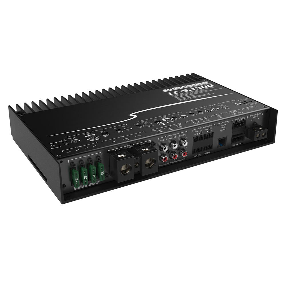 AudioControl LC-5.1300 High-Power Multi-Channel Car Audio Amplifier System with AccuBASS