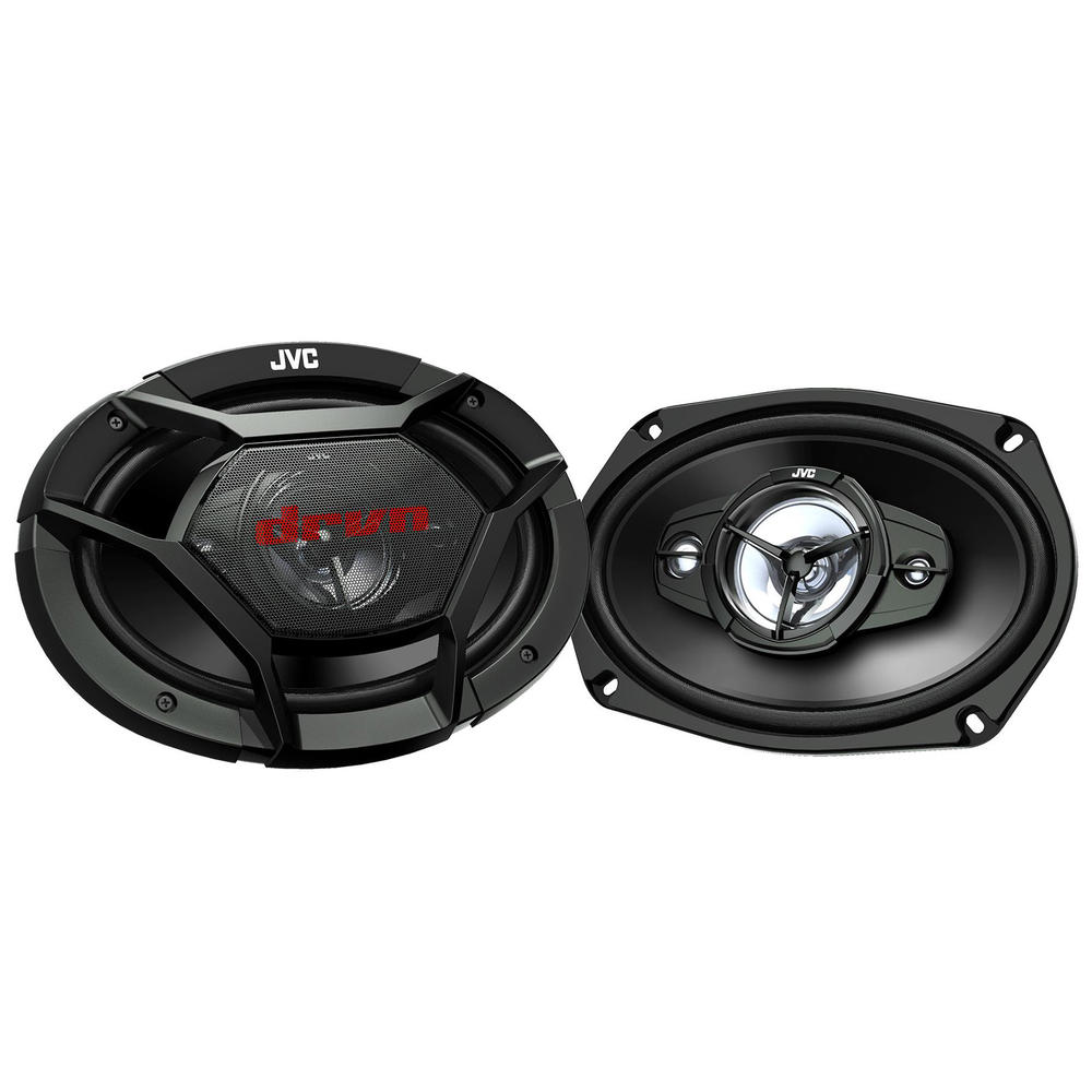JVC Kenwood 2x JVC CS-DR621 drvn DR Series 6.5" 2-Way Coaxial 300W Max Automotive Car Audio Speakers, 2x JVC CS-DR6941 6x9" 4-Way 550W Facto