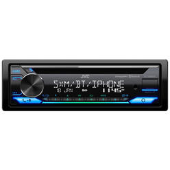 JVC Kenwood JVC KD-T920BTS Single DIN AM/FM Radio Stereo USB AUX CD Player Bluetooth Multimedia Car Audio Receiver with Amazon Alexa Built-I